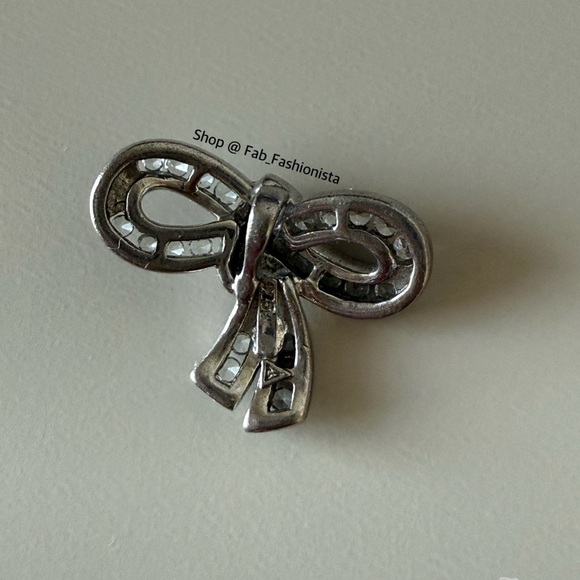 Bow Pendant Sterling Silver - Picture 10 of 10
